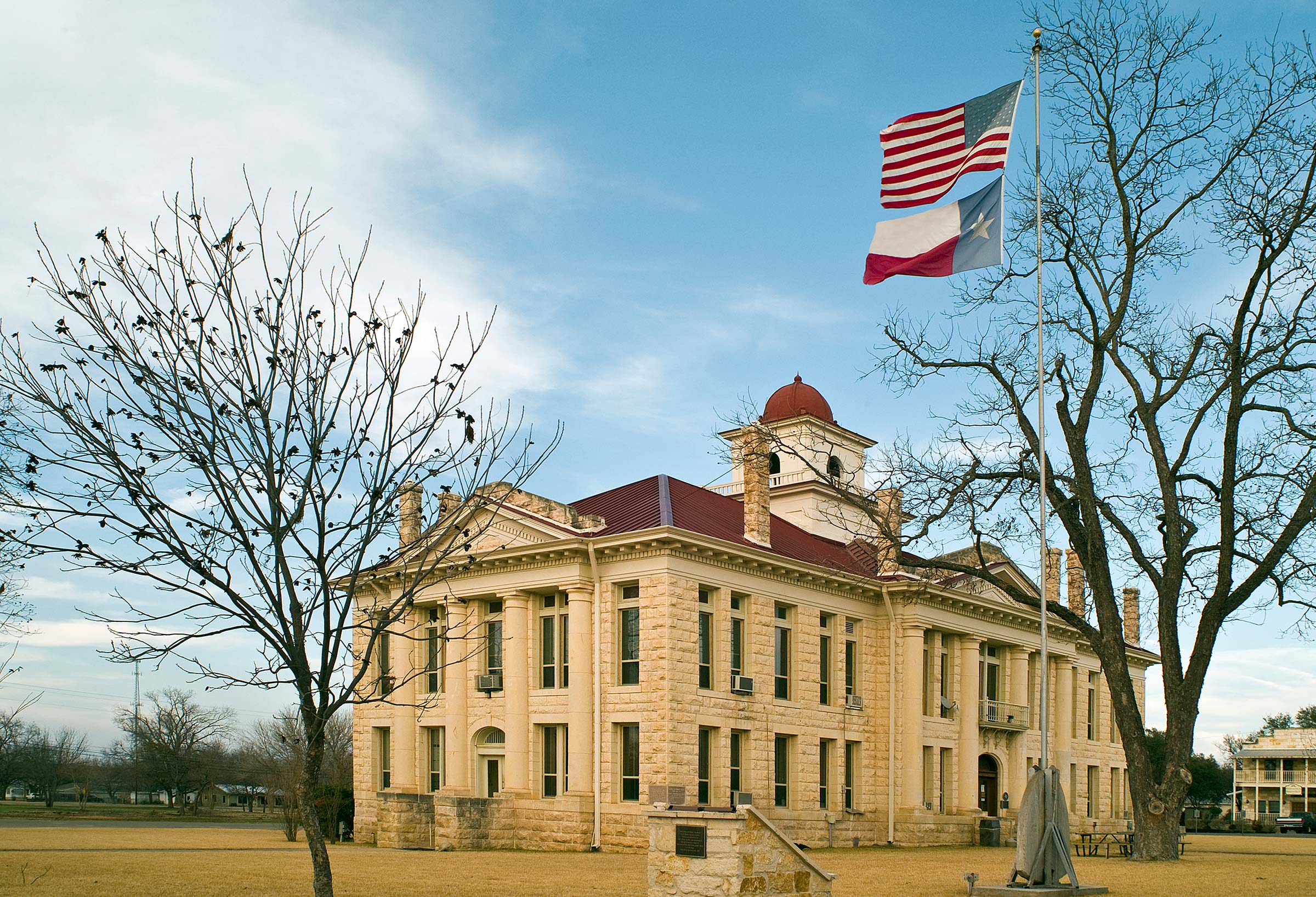 Blanco County Courthouse in Johnson City, Texas